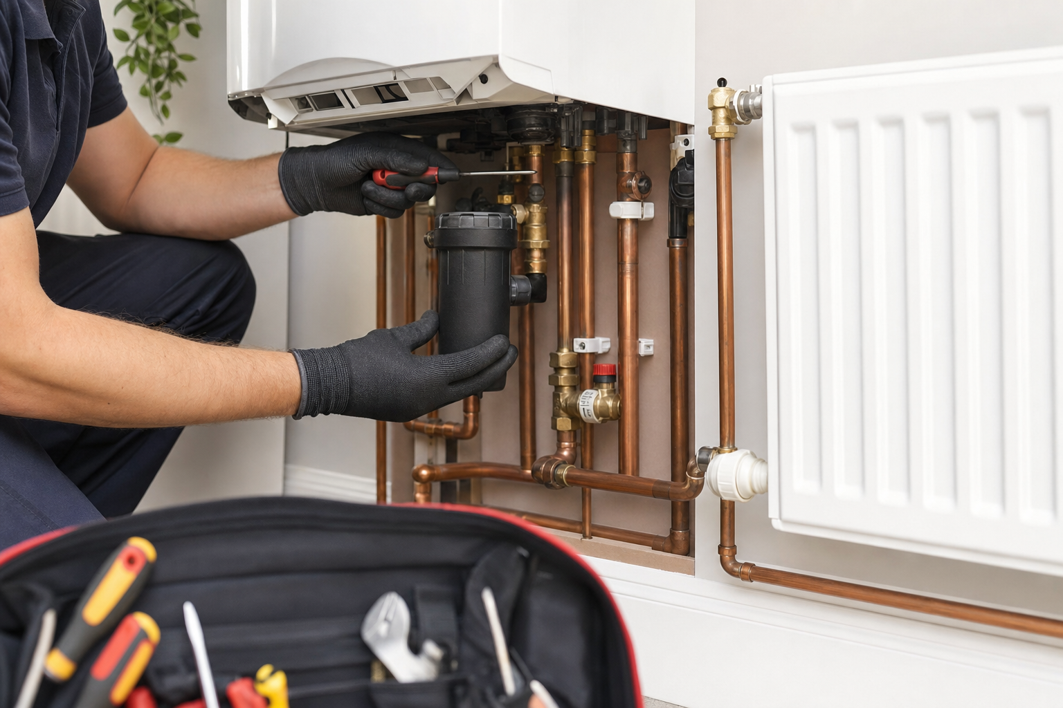 Central Heating Goff's Oak service image