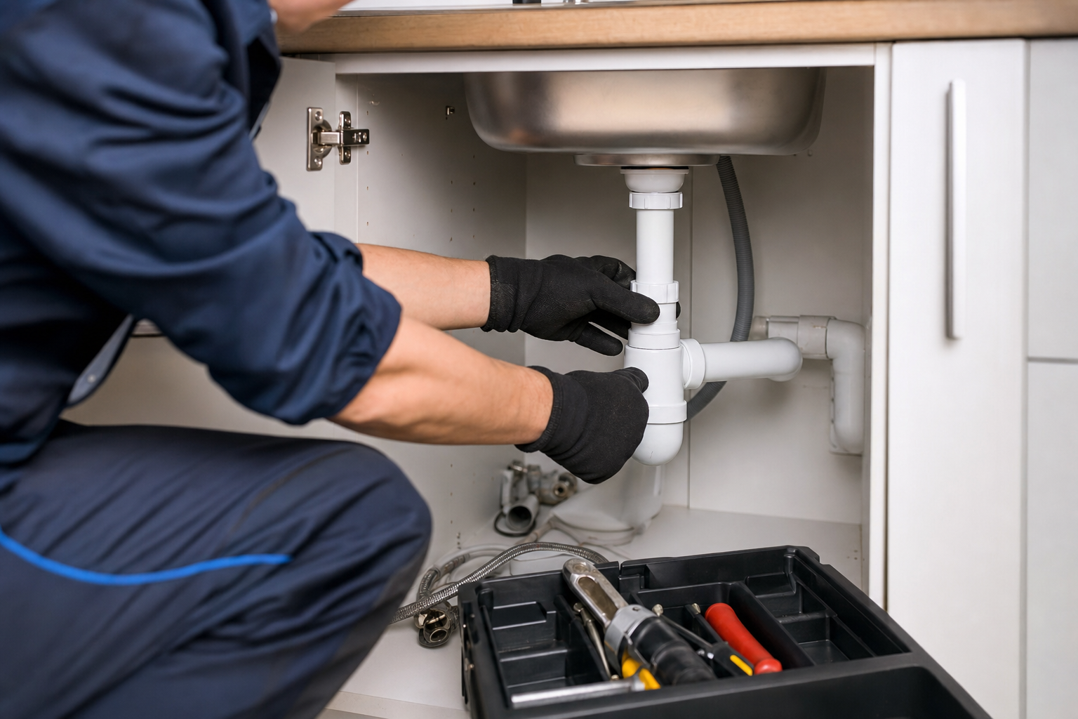 Kitchen Plumbing Goff's Oak service image